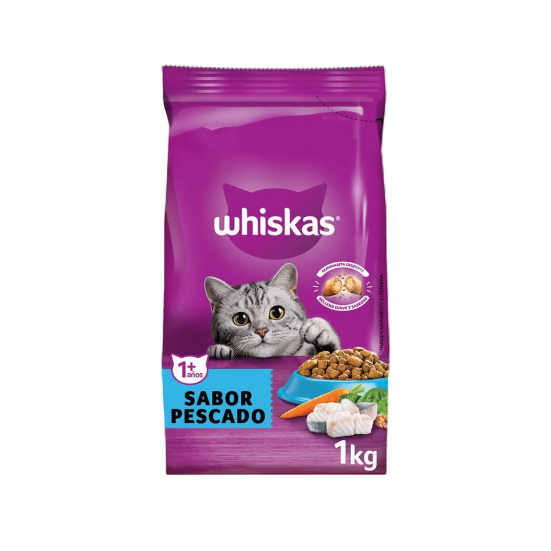 Whiskas Alimento Seco Para Gatos Adultos
