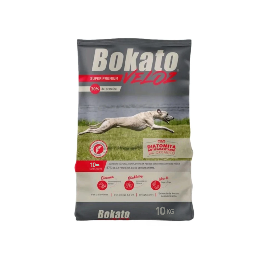 Bokato Veloz 10 kg – Perros de Alto Rendimiento